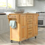 TerraWood Solid Kitchen Cart Trolley