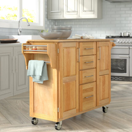 TerraWood Solid Kitchen Cart Trolley