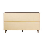 Vintage Solid Wood 7-Drawer Dresser Organizer – Rustic Wide Chest of Storage for Bedroom - Image 7