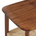 Acacia Mid-Century Side Table in Warm Chestnut - Image 3