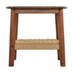 Acacia Mid-Century Side Table in Warm Chestnut - Image 10