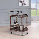 Heritage Solid Wood Bar Trolley