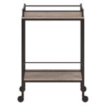 Frame Metal Bar Cart Trolley - Image 7