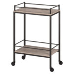 Frame Metal Bar Cart Trolley - Image 6
