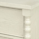 Solid Wood 48” Tall Chest with 6 Drawers & Sliding Barn Door Cabinet – Wooden Storage Dresser for Living Room & Hallway - Image 6