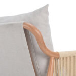 Classic Solid Wood Upholstered Armchair for Living Room - Image 7