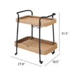 MetroSteel Metal Bar Cart - Image 7