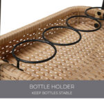 MetroSteel Metal Bar Cart - Image 5