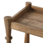 PrimeCraft Solid Wood Bar Cart - Image 4