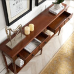 Handcrafted Coastal Style Solid Wood Double Hall Console Table - Image 3