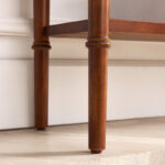 Handcrafted Coastal Style Solid Wood Double Hall Console Table - Image 6