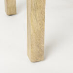 Solid Wood End Table with Smooth Natural Grain Finish - Image 3