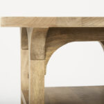 Solid Wood End Table with Smooth Natural Grain Finish - Image 6