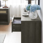 Solid Sheesham Wood Walnut Finish Dresser with 6 Drawers – Bedroom Storage Chest - Image 3