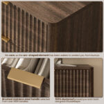 Solid Sheesham Wood Dresser with 9 Drawers – Premium Bedroom Chest of Storage - Image 3