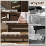 Solid Sheesham Wood Dresser with 9 Drawers – Premium Bedroom Chest of Storage - Image 4