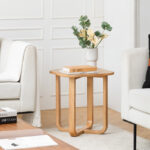 Solid Wood Side Table for Living Room, Bedroom and Home Corners