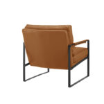 Leather Upholstered Accent Armchairs with Solid Wood Base – Set of 2 - Image 7