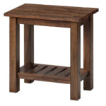 Modern Solid Wood Side End Table with Clean Natural Finish - Image 3