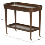 Solid Wood Barcart - Image 2