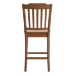 Solid Wood Counter/Bar Stools with Minimal Classic Build (Set of 2) - Image 5