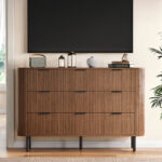 Modern Solid Wood Double Dresser with 9 Deep Drawers – Spacious Bedroom Storage Chest - Image 7