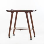 TimberCraft Solid Wood Bar Cart - Image 2