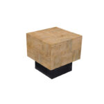 Marble Top End Side Table with Solid Wood Base for Modern Homes - Image 4
