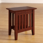 Handcrafted Solid Wood Side Table with Natural Grain Finish - Image 3