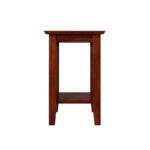 Handcrafted Solid Wood Side Table with Natural Grain Finish - Image 4