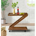 Craftwood Premium Solid Wood Bar Cart - Image 6