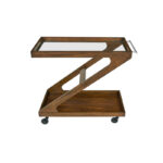 Craftwood Premium Solid Wood Bar Cart - Image 4