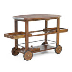 Wooden Bar & Kitchen Utility Cart - Image 9