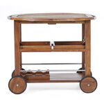 Wooden Bar & Kitchen Utility Cart - Image 10