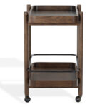 Solid Wood Bar Cart Trolley - Image 7