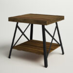 Solid Wood Top Side Table with Clean Minimal Silhouette - Image 2