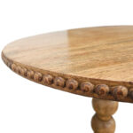 Solid Wood Side Table with Natural Grain and Compact Form - Image 7