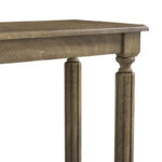 Solid Wood Rectangular End Table with Turned Legs for Living Room and Bedroom Corners - Image 6