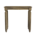 Solid Wood Rectangular End Table with Turned Legs for Living Room and Bedroom Corners - Image 4