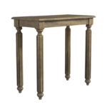 Solid Wood Rectangular End Table with Turned Legs for Living Room and Bedroom Corners - Image 9