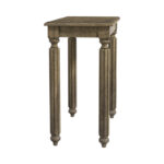 Solid Wood Rectangular End Table with Turned Legs for Living Room and Bedroom Corners - Image 10