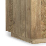 Solid Mango Wood Square Side Table for Living Room Corner and Bedside Use - Image 3