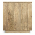 Solid Mango Wood Square Side Table for Living Room Corner and Bedside Use - Image 4