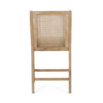 Upholstered Counter Stools with Solid Wood Support Frame (Set of 2) - Image 7