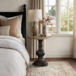 Classic Wooden End Table for Living Room Corners, Sofa Side Use and Bedroom Setup