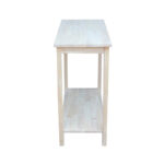 Solid Wood End Table with Natural Grain and Minimal Design - Image 8