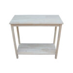 Solid Wood End Table with Natural Grain and Minimal Design - Image 2