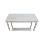 Solid Wood End Table with Natural Grain and Minimal Design - Image 7