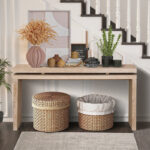Stylish Wooden Console Table for Entryway, Living Room and Hall Passage