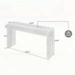 Stylish Wooden Console Table for Entryway, Living Room and Hall Passage - Image 3
